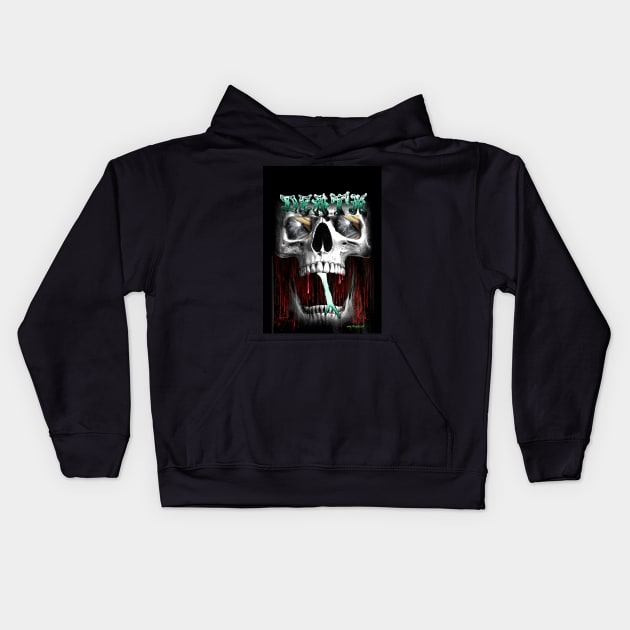 Death2 Kids Hoodie by titojuan